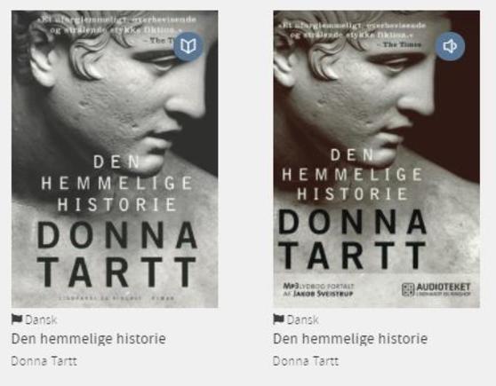 blå bøger på hjemmesiden