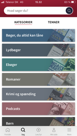 Inspirationssider screendump
