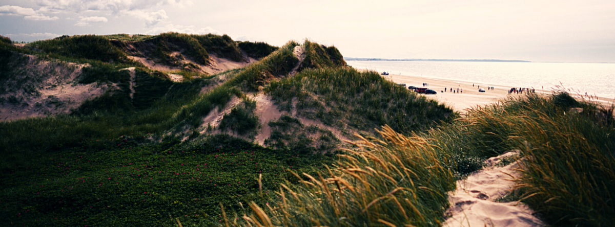 klitter og strand