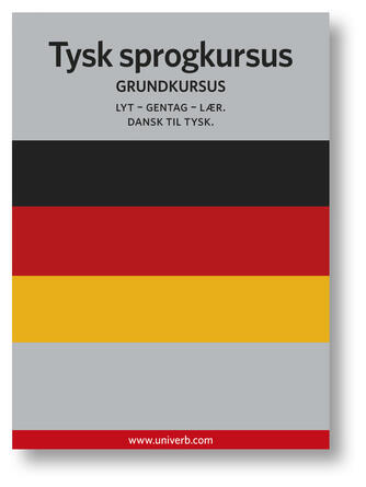 Ann-Charlotte Wennerholm: Tysk sprogkursus : Grundkursus