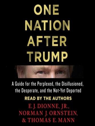 Jr Dionne: One Nation After Trump : A Guide for the Perplexed, the Disillusioned, the Desperate, and the Not-Yet Deported