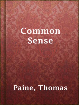 Thomas Paine: Common Sense