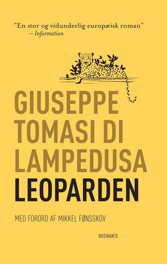 Giuseppe Tomasi di Lampedusa: Leoparden : roman