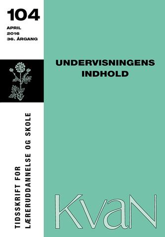 : Undervisningens indhold