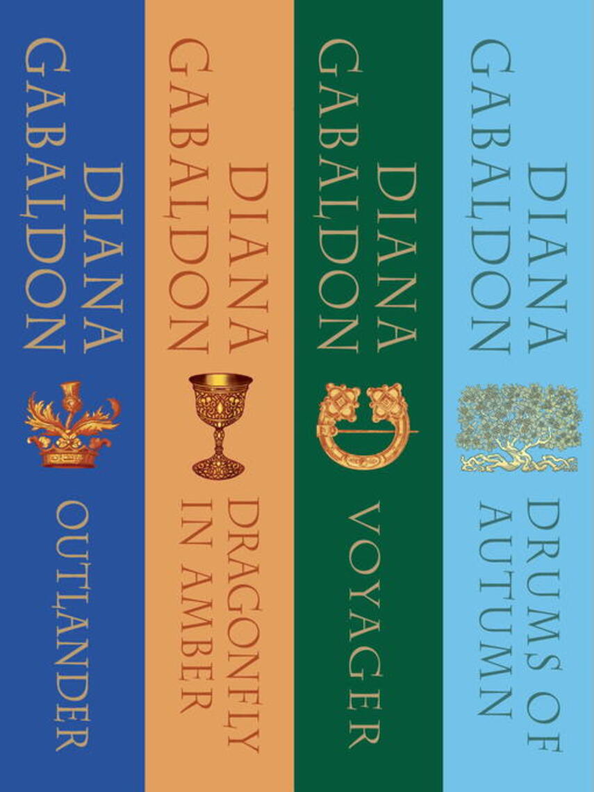 Diana Gabaldon: The Outlander Series 4-Book Bundle : Books 1, 2, 3, and 4: Outlander, Dragonfly in Amber, Voyager, Drums of Autumn