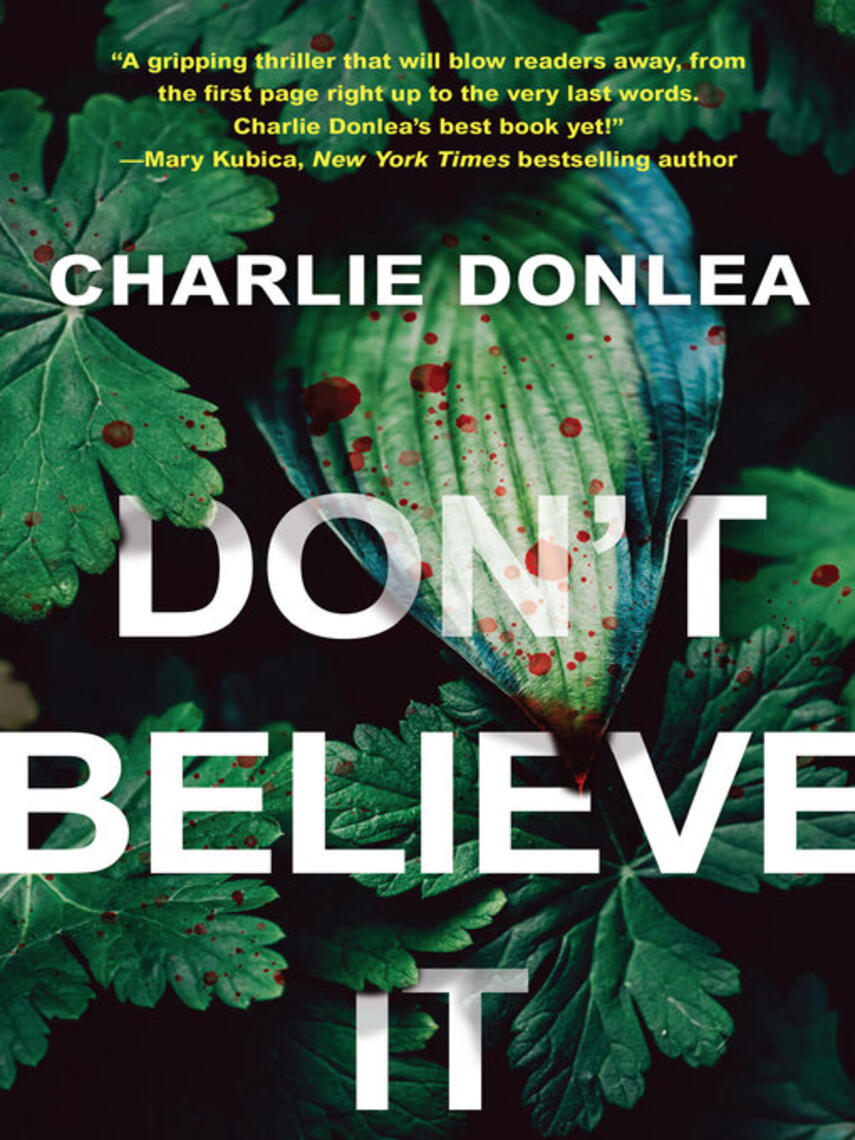 Charlie Donlea: Don't Believe It