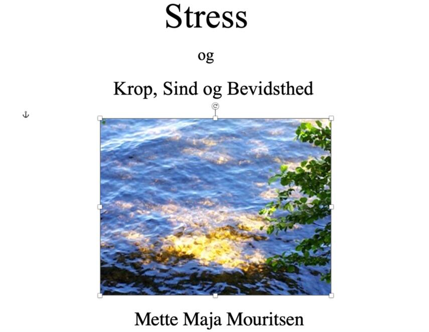 Mette Mouritsen (f. 1961): Stress og krop, sind, bevidsthed