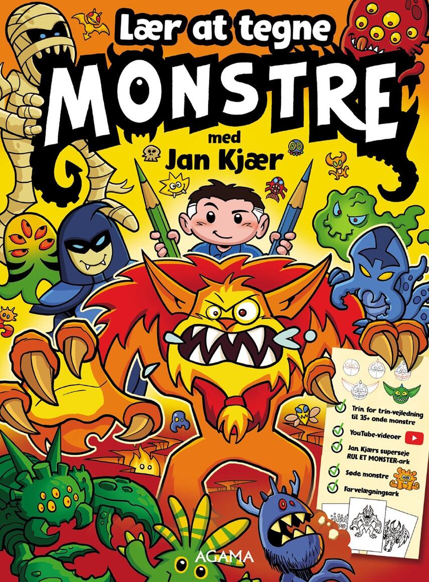 Jan Kjær (f. 1971): Lær at tegne monstre med Jan Kjær