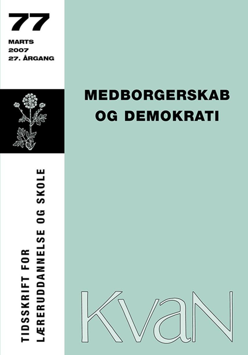 : Medborgerskab og demokrati