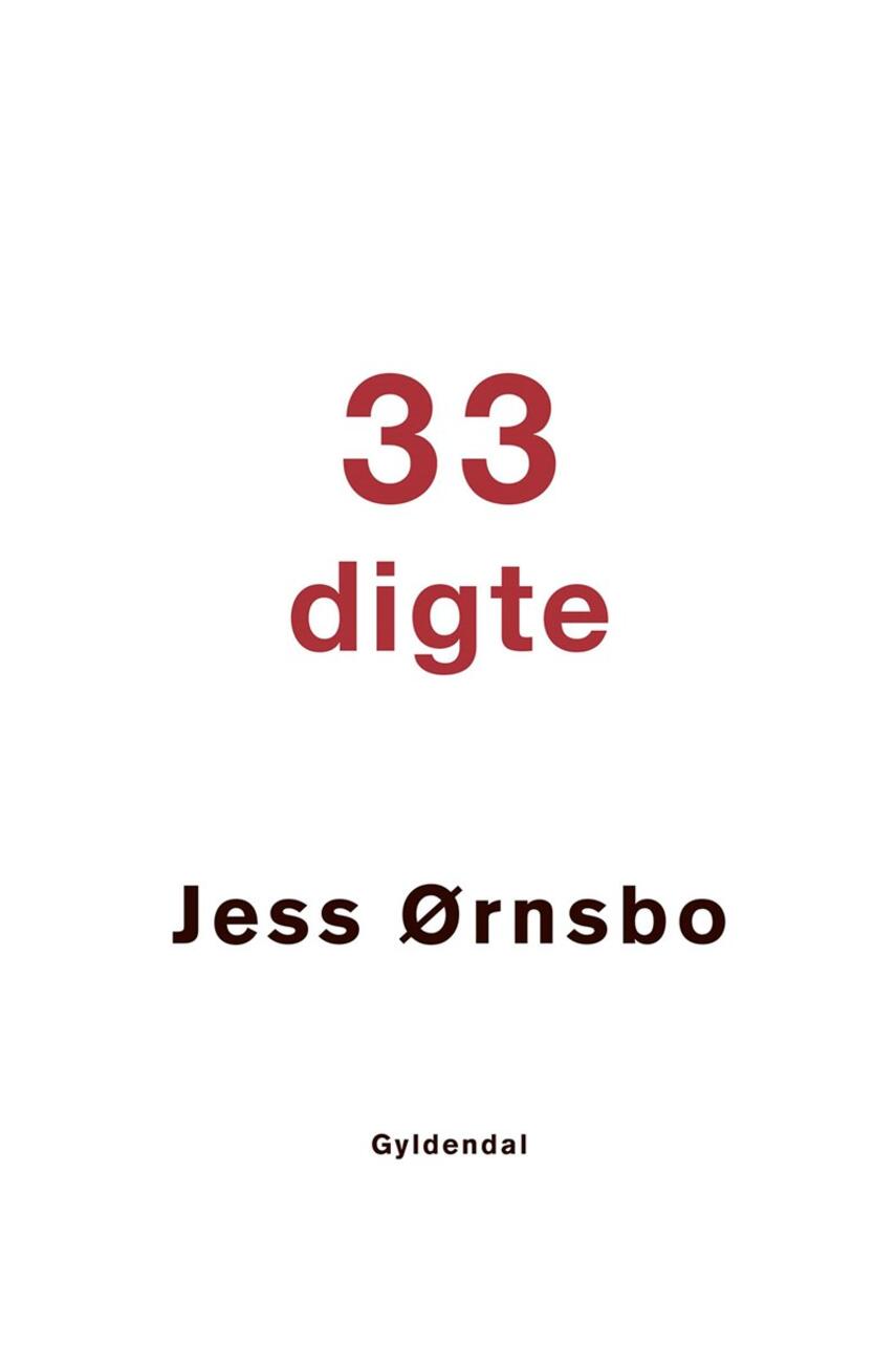 Jess Ørnsbo: 33 digte