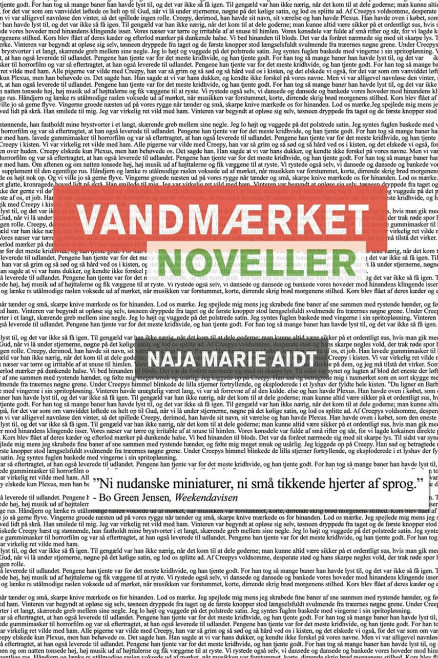 Naja Marie Aidt: Vandmærket : noveller