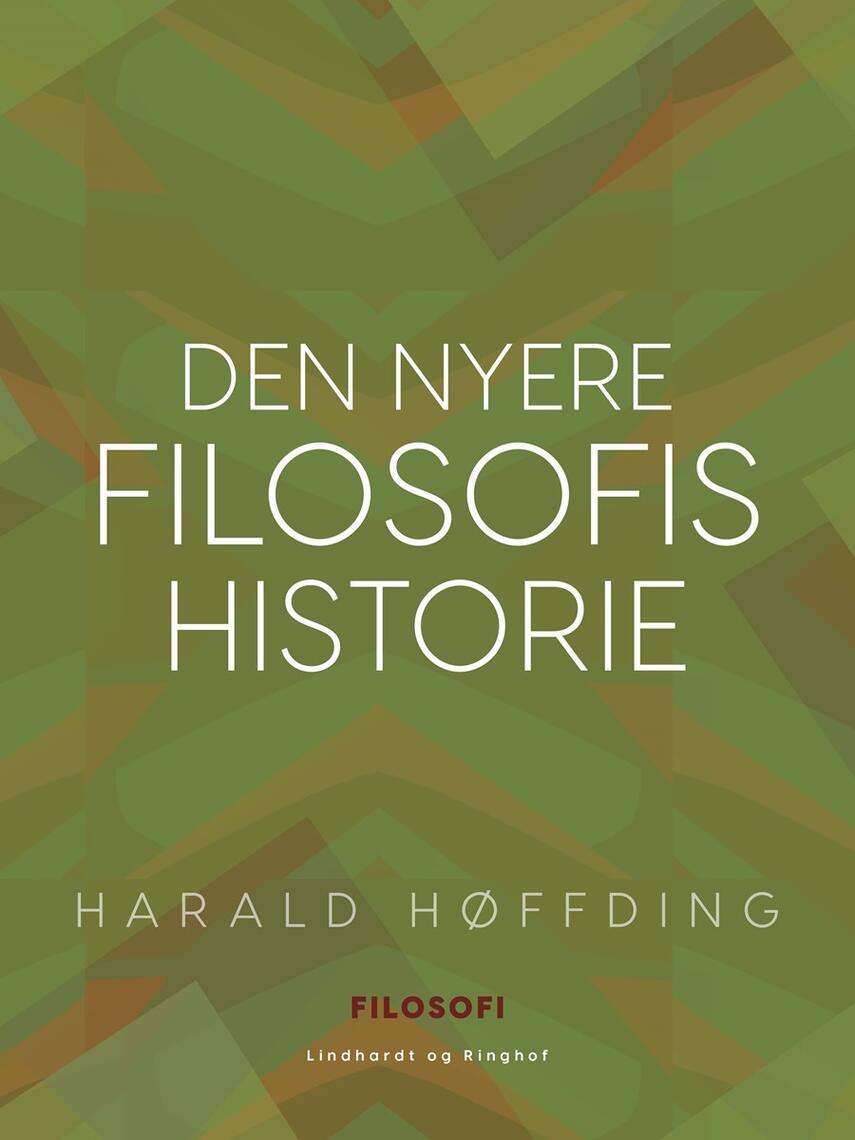 : Den nyere filosofis historie