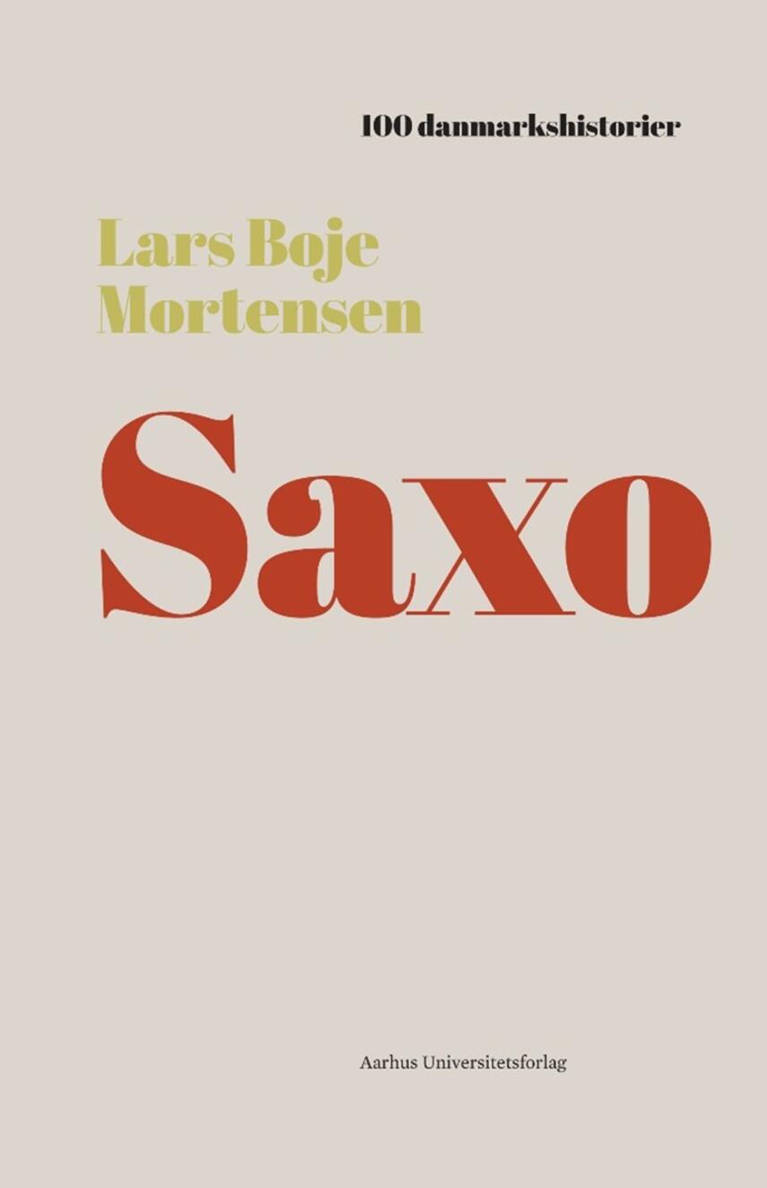 Lars Boje Mortensen: Saxo