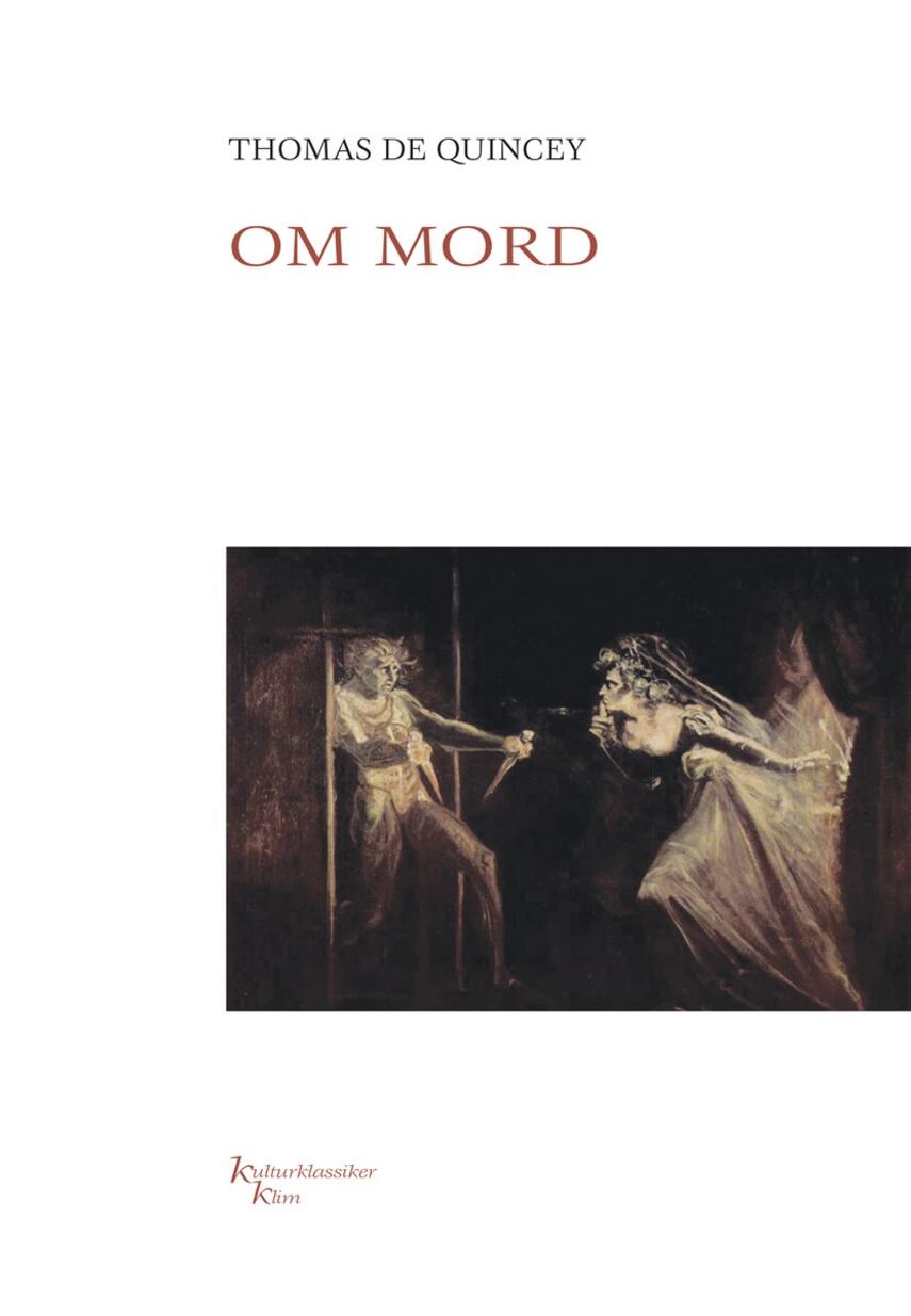 Thomas De Quincey: Om mord