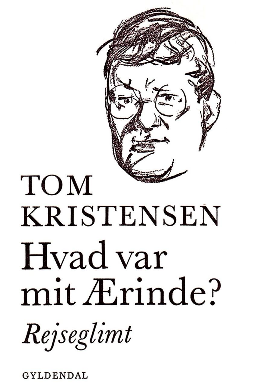 Tom Kristensen (f. 1893): Hvad var mit ærinde? : rejseglimt