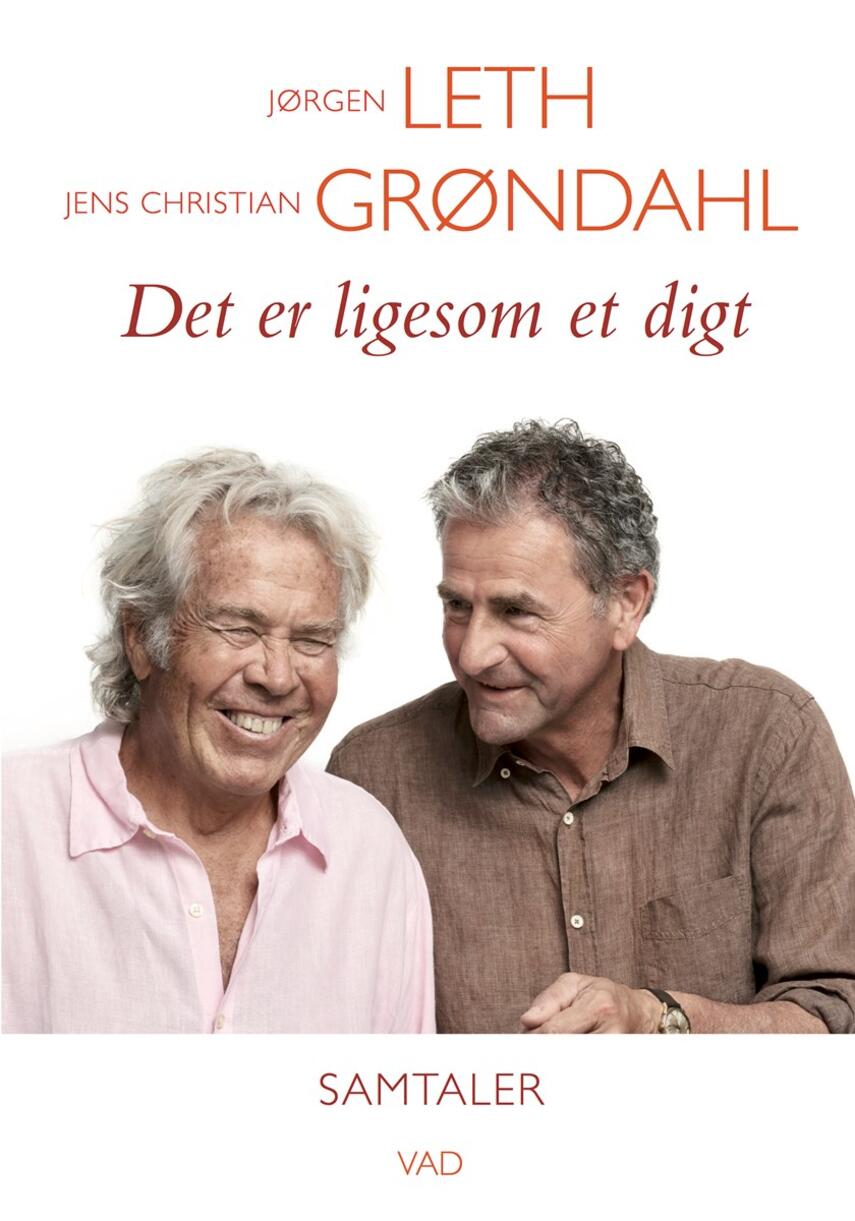 Jørgen Leth, Jens Christian Grøndahl: Det er ligesom et digt : samtaler