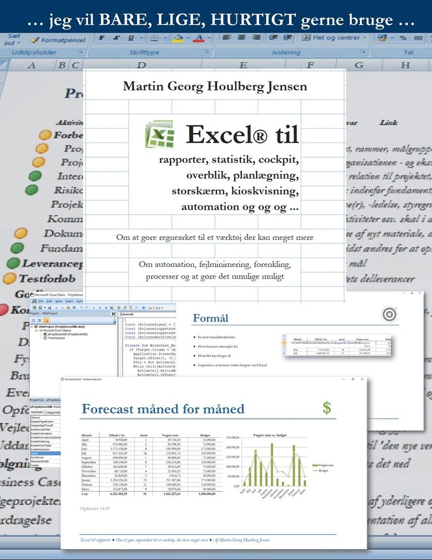 Jeg vil bare, lige, hurtigt gerne bruge Excel til rapporter, statistik, cockpit, overblik 