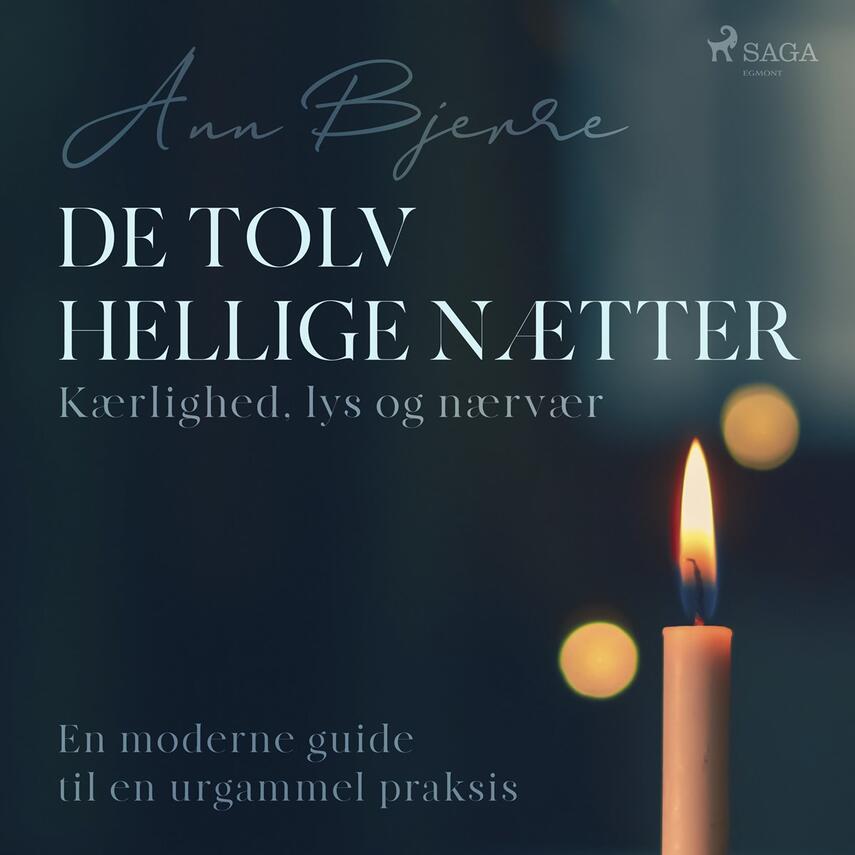 Ann Bjerre (f. 1960): De tolv hellige nætter: kærlighed, lys og nærvær : en moderne guidebog til en urgammel praksis