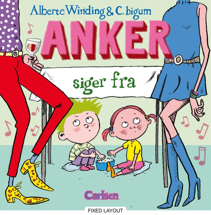 Alberte Winding, Claus Bigum: Anker siger fra
