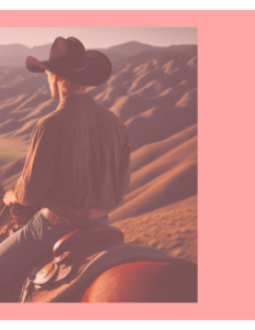 En cowboy på sin hest