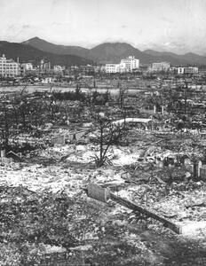 Foto af Hiroshima efter atombomben